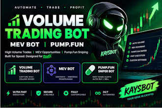 develop dextool trending bot, mev, sniper sandwich, volume, on sol, eth,