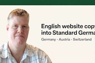 localize your website into natural german