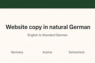 localize your website into natural german