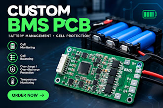 design lithium battery bms pcb and cell protection circuits