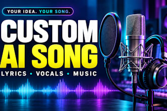 create a custom ai song with lyrics and vocals