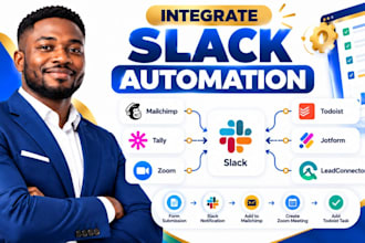 integrate slack automation mailchimp tally zoom todoist jotforms leadconnector