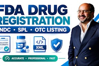 handle fda drug registration and ndc listing with accurate spl documentation