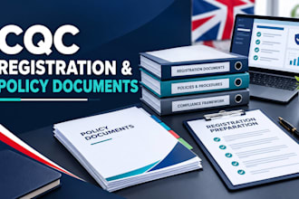 prepare cqc registration documents and policies for UK care agencies pqq respons