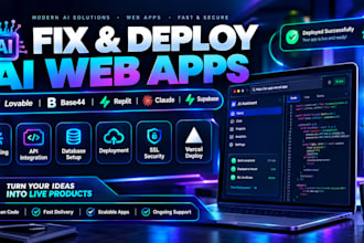 build fix deploy lovable ai apps with claude supabase replit