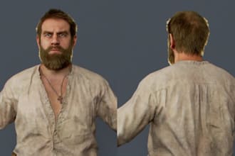 do 3d character modeling, texturing, rigging, and animation