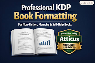 professionally format your ebook and paperback with atticus