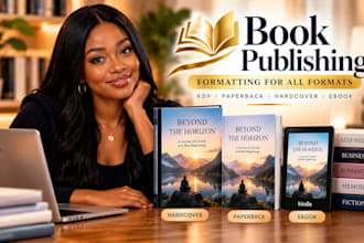 format your paperback and hardcover book for KDP and ingramspark