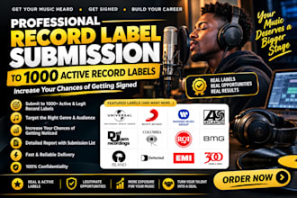 record label music submission promote music to major record label to get signed