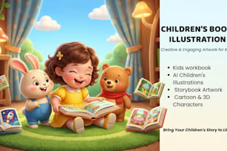 canva kids workbook illustrate children picture children story book illustrator