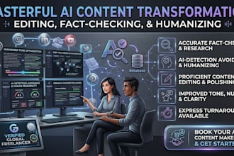 edit, fact check and humanize your ai generated content
