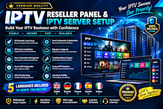 setup reseller panel, xtream ui, xui and server
