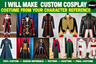 sew custom cosplay costume