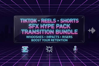 create custom sound effects and transition packs for your videos