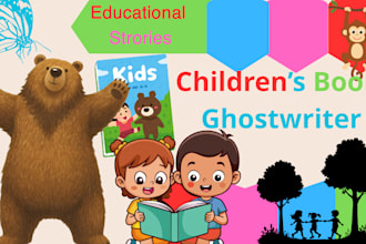 be your professional children book ghostwriter and author