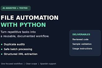 automate file processing and data organization with python