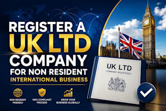 register a UK ltd company for non resident international business