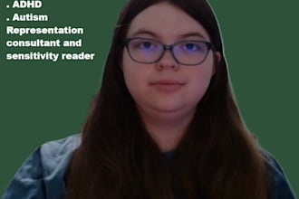 read your work and give feedback on the adhd and autism representation