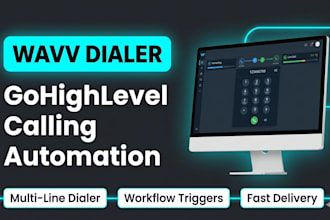 setup wavv dialer and gohighlevel automation for calling