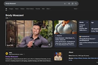 create standard google knowledge panel, knowledgepanel for any person or brand