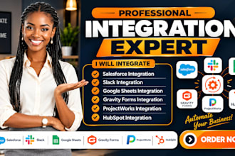 integrate salesforce slack google sheets gravity forms projectworks hubspot