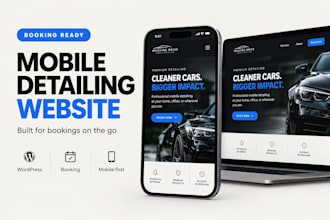 build a wordpress mobile car detailing website