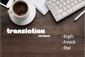 do professional copywriting and french english translation