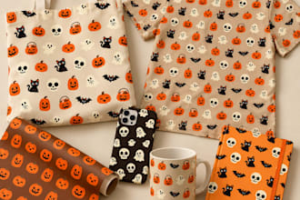 create seamless patterns, clipart, and pod graphics