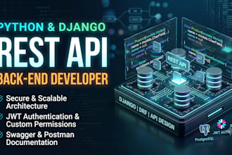 build secure rest API using python and django