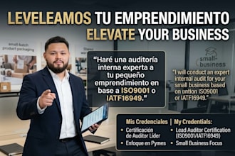 do an internal audit on your small business based on iso