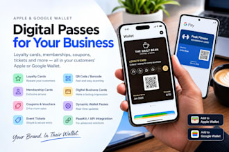 create apple wallet google wallet loyalty cards passkit qr code