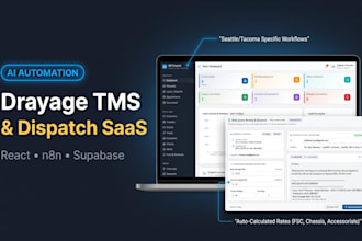 automate trucking dispatch with ai automation, n8n and dashboard
