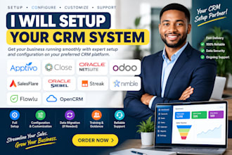 setup apptivo close netsuite odoo salesflare siebel streak nimble flowlu opencrm