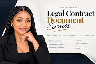 draft, format, write legal contract document, nda business agreement, ms word