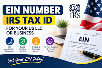 get ein number, irs tax id for your US llc or business