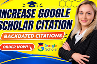 increase google scholar citations, journal article citations, backdated citation