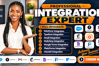 integrate salesforce typeform gmail mailchimp google forms platoforms clearbit