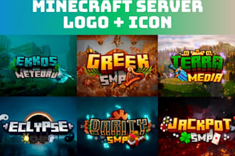create custom minecraft server logo server icon banner for your minecraft server