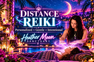 send personalized distance reiki for energy balance