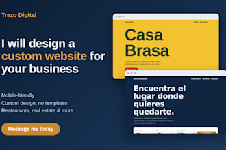 desing modern websites for you