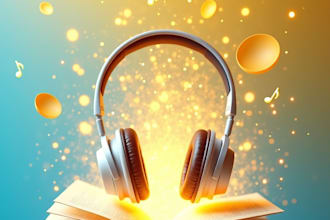 create unique ai generated audiobook