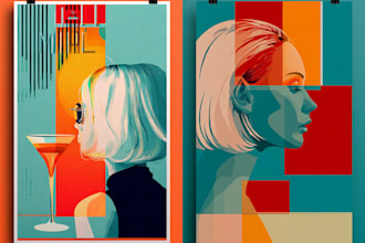 design a minimalist poster or flyer