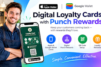 create apple google wallet loyalty cards with digital punch rewards