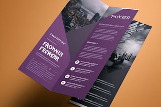 do a modern flyer design