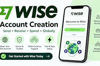 create USA bank with llc details, setup wise, mercury, USA physical address