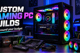 create a custom gaming PC build for your budget