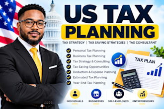 provide US tax planning, tax strategy and tax saving strategies, tax consultant