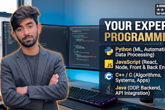 be your expert python, java, c, cpp and javascript programmer