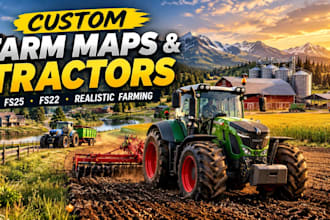 create custom farming simulator mps and tractor for farming