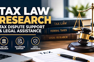 provide tax law research, tax dispute support, and legal assistance